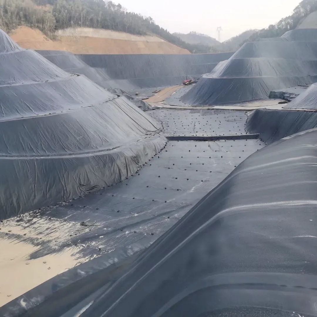Géomembrane de confinement des déchets en décharge