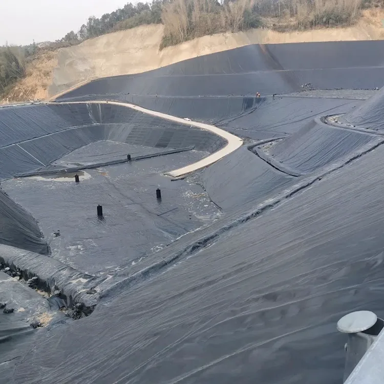 Revêtement géomembrane pour bassin à résidus